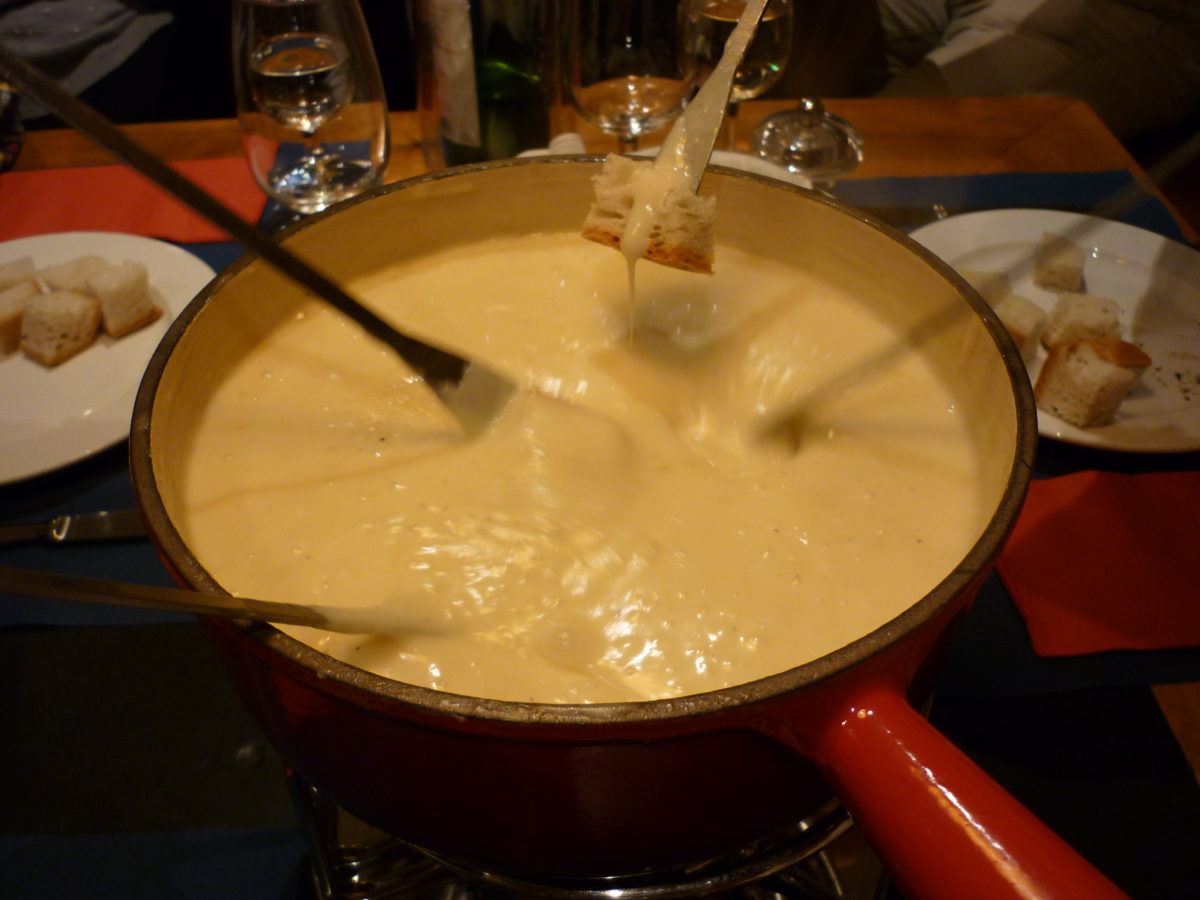 Leckerer Fondue-Plausch