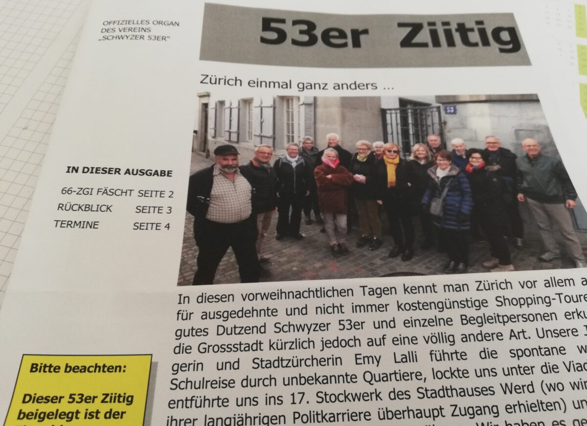 53er Ziitig zum Jahresende